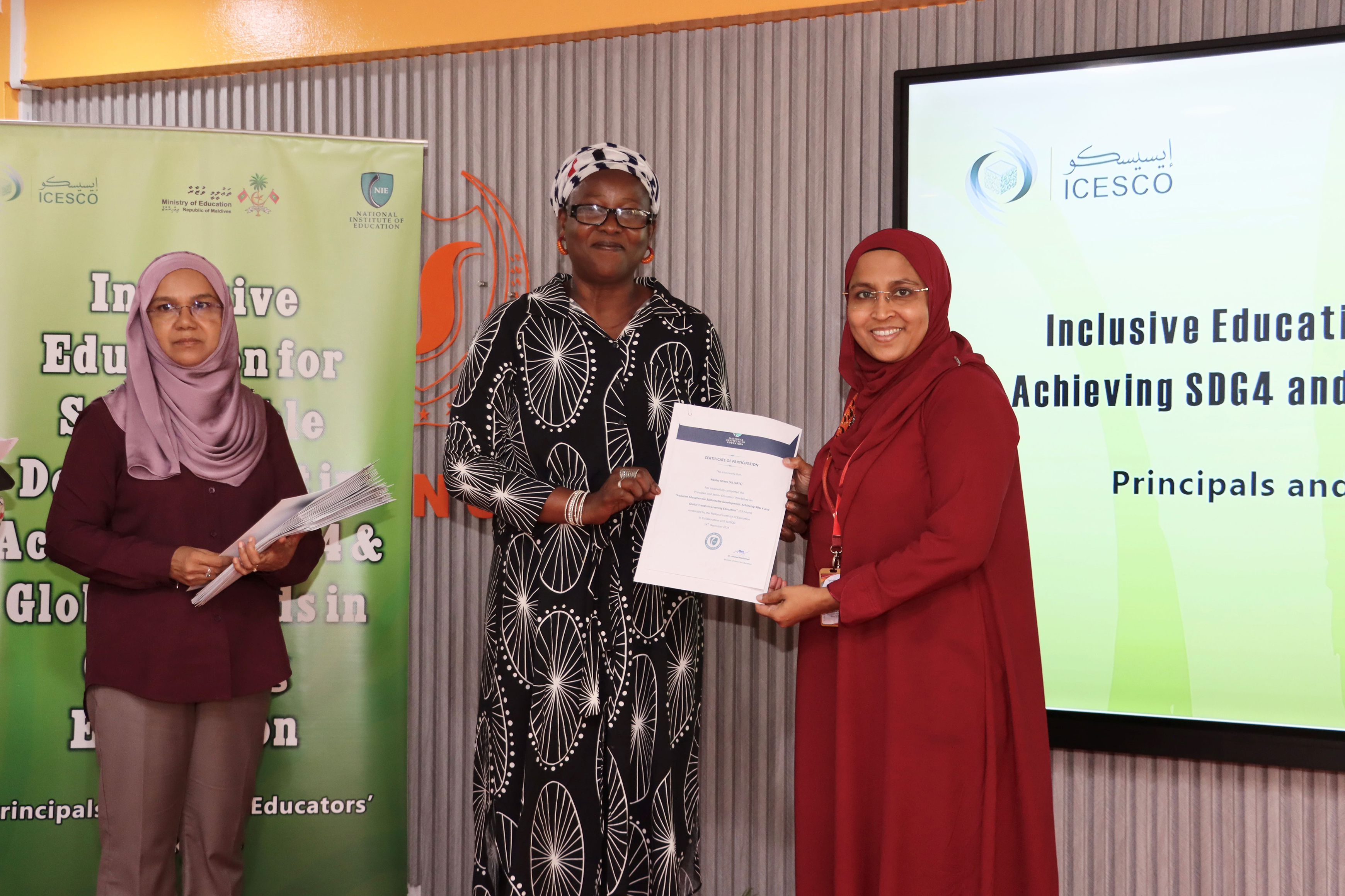 Workshop on Inclusive Education for Sustainable Development in Achieving SDG4 & Global Trends in Greening Education
