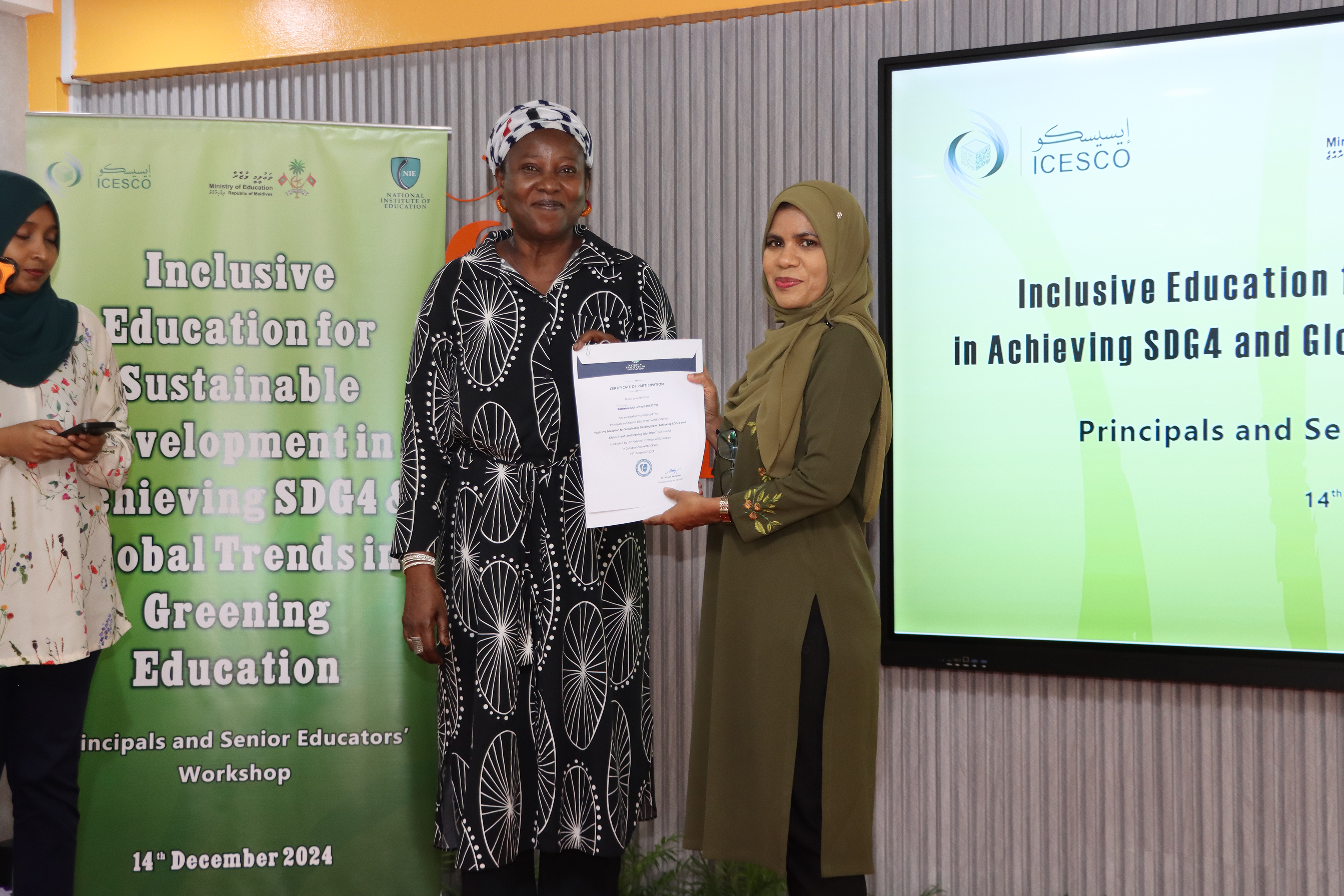 Workshop on Inclusive Education for Sustainable Development in Achieving SDG4 & Global Trends in Greening Education