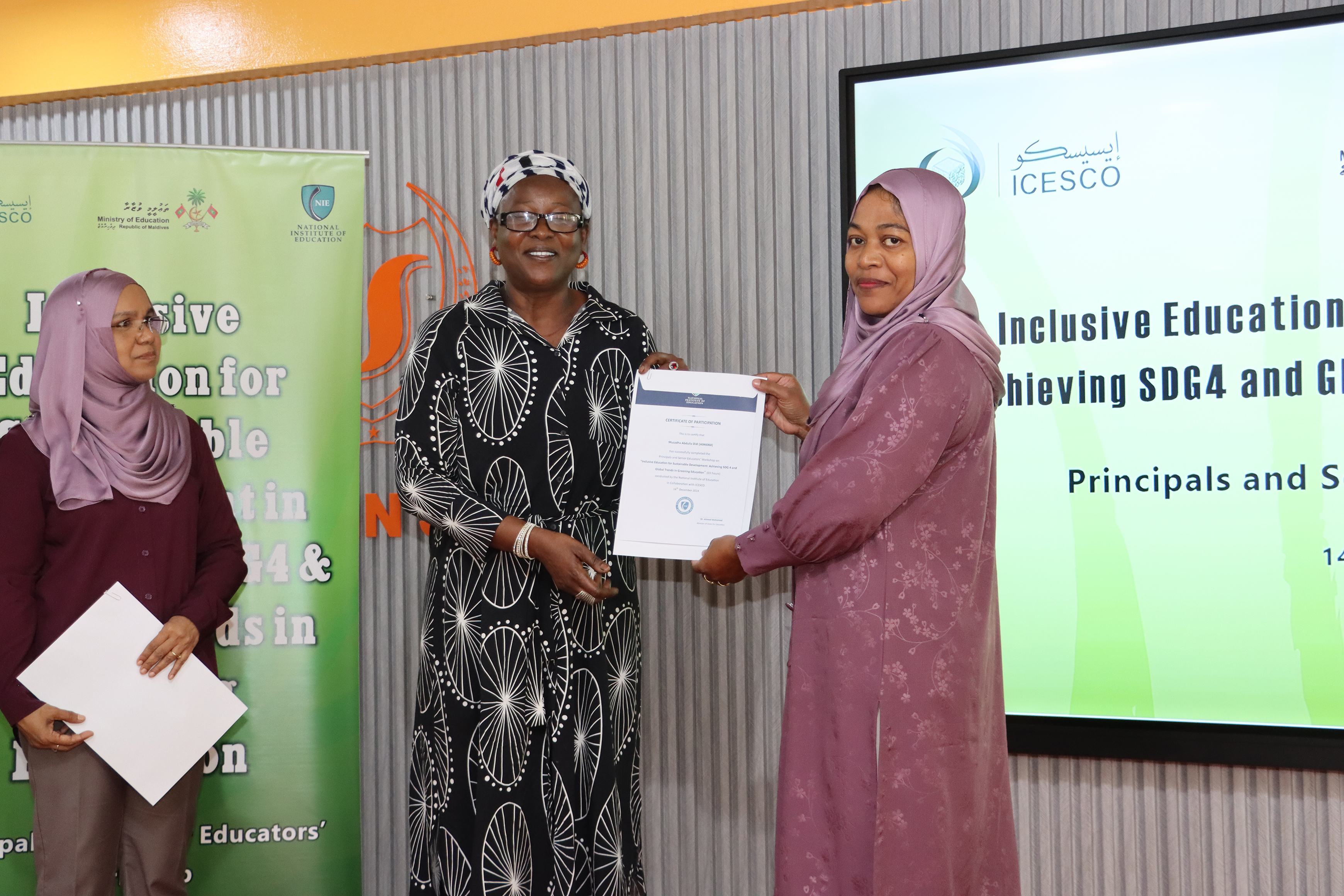 Workshop on Inclusive Education for Sustainable Development in Achieving SDG4 & Global Trends in Greening Education