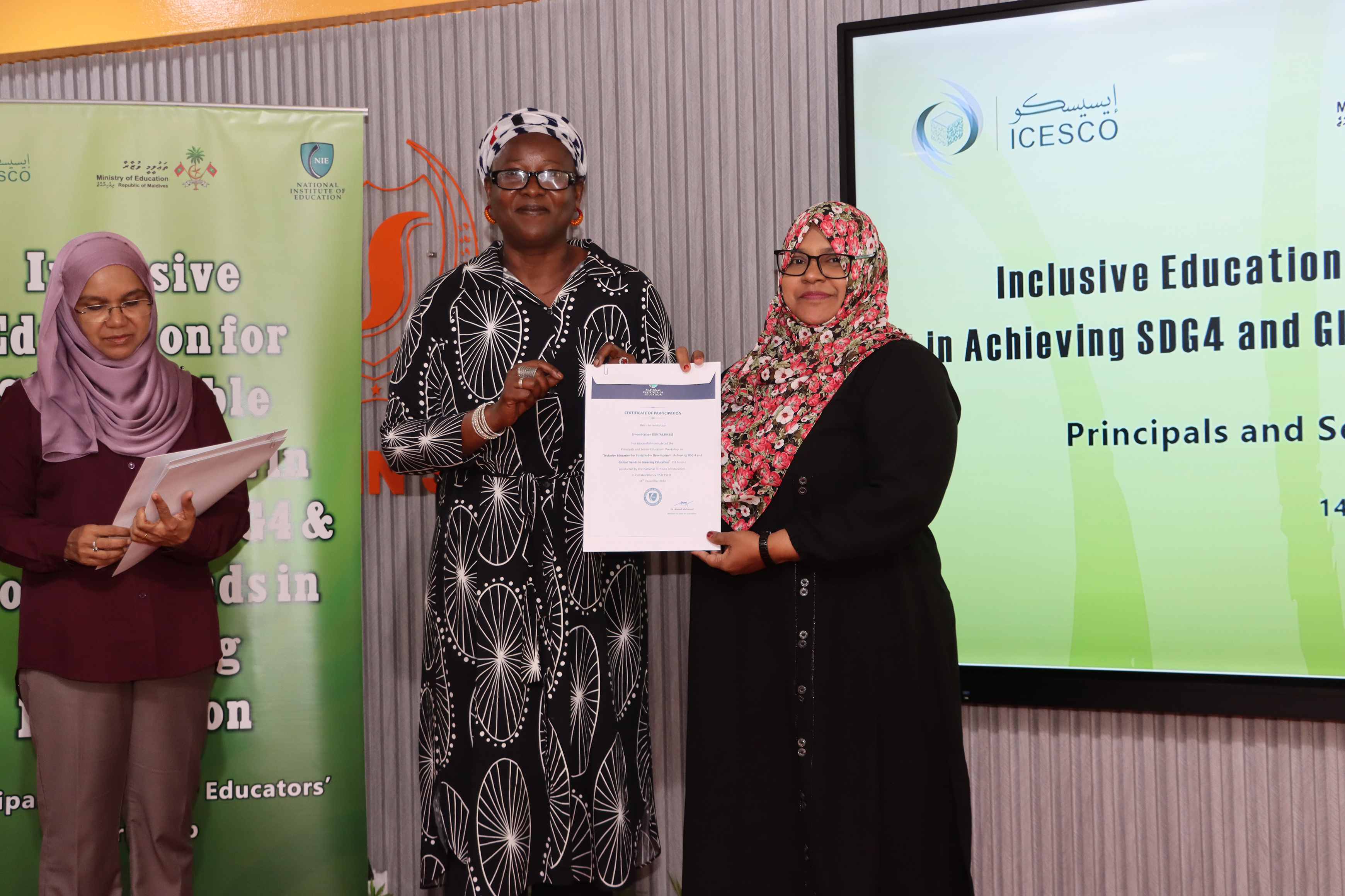 Workshop on Inclusive Education for Sustainable Development in Achieving SDG4 & Global Trends in Greening Education