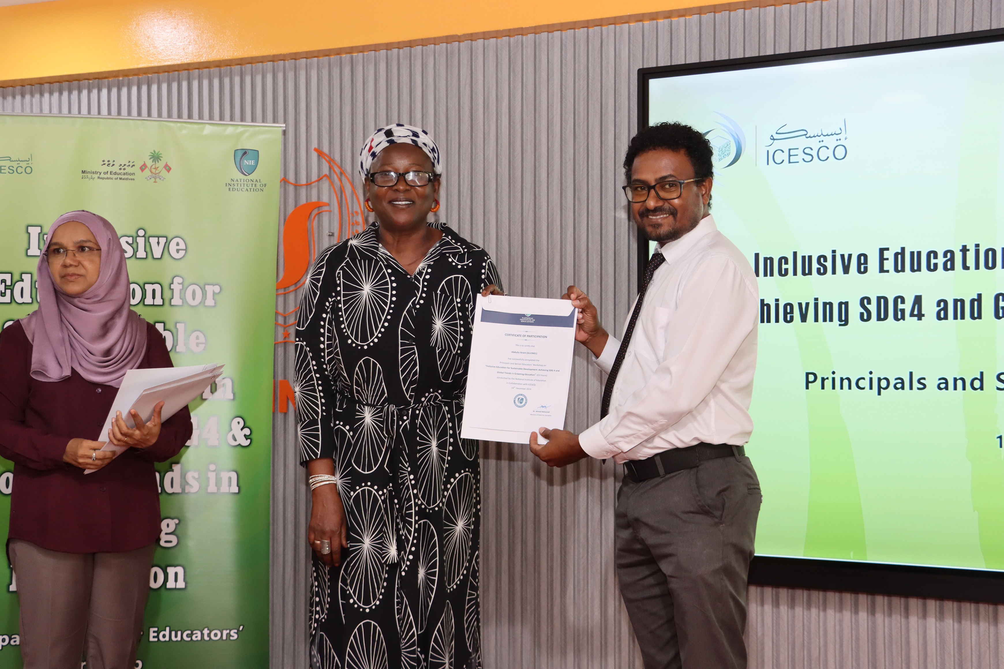 Workshop on Inclusive Education for Sustainable Development in Achieving SDG4 & Global Trends in Greening Education