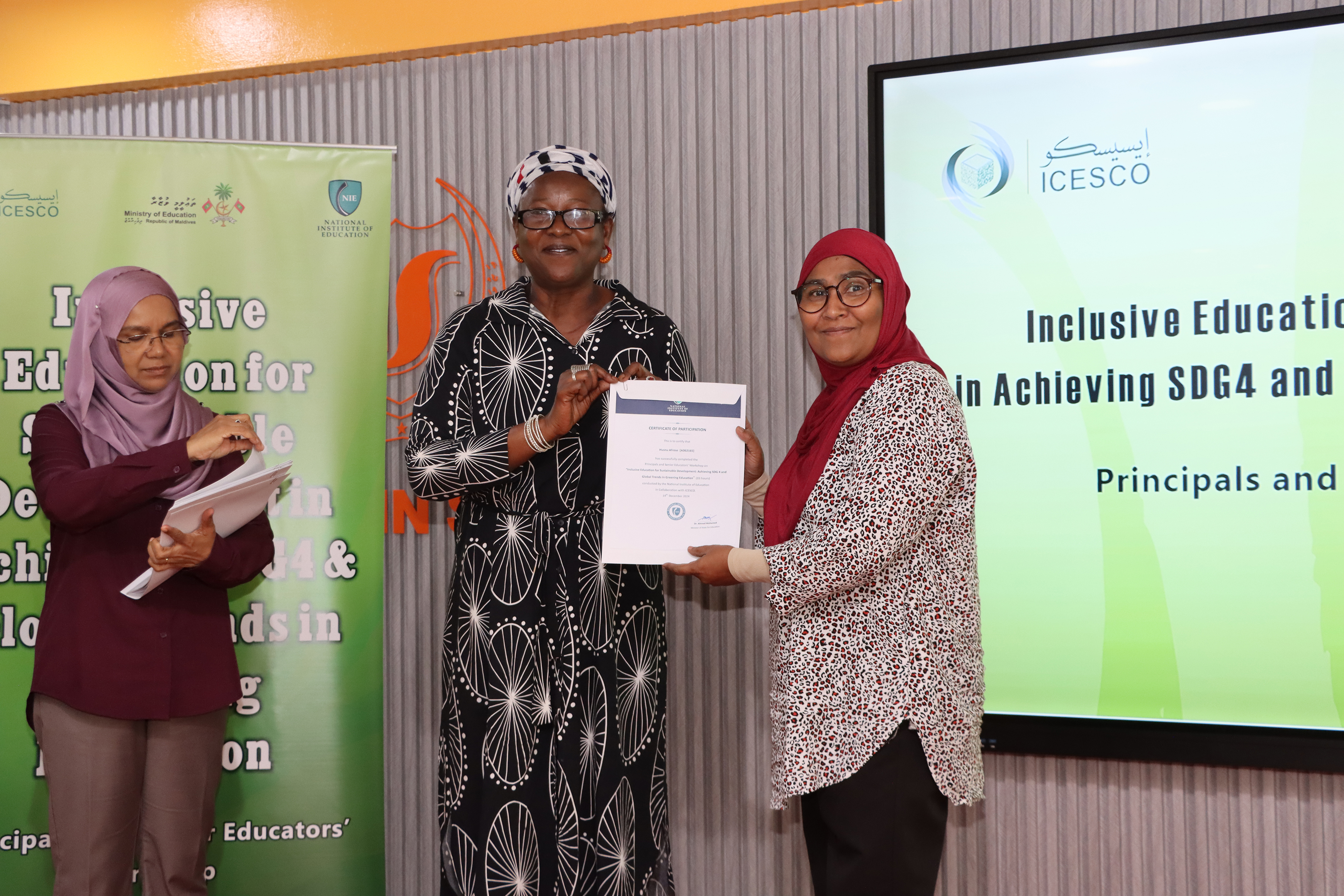 Workshop on Inclusive Education for Sustainable Development in Achieving SDG4 & Global Trends in Greening Education