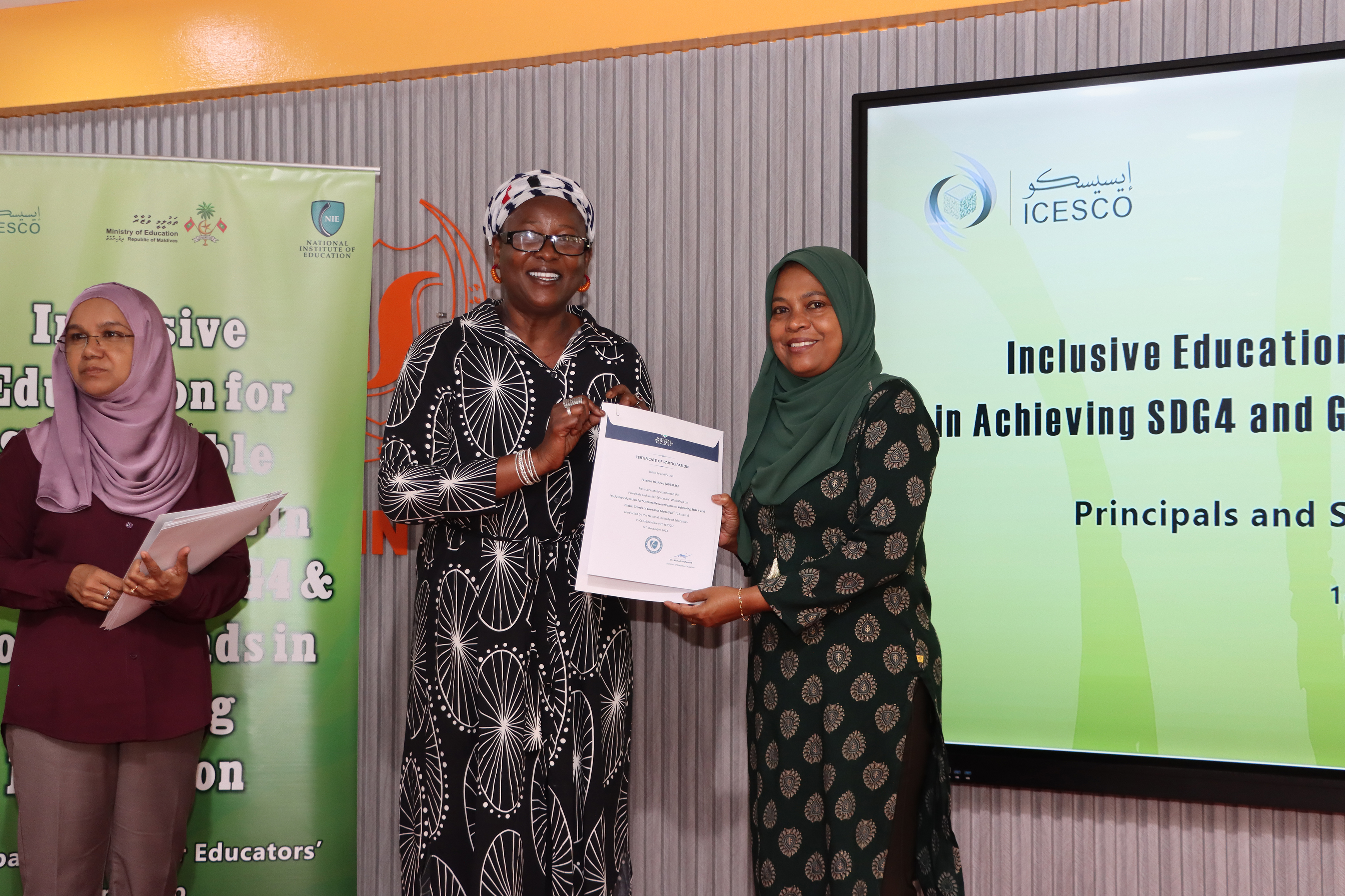 Workshop on Inclusive Education for Sustainable Development in Achieving SDG4 & Global Trends in Greening Education
