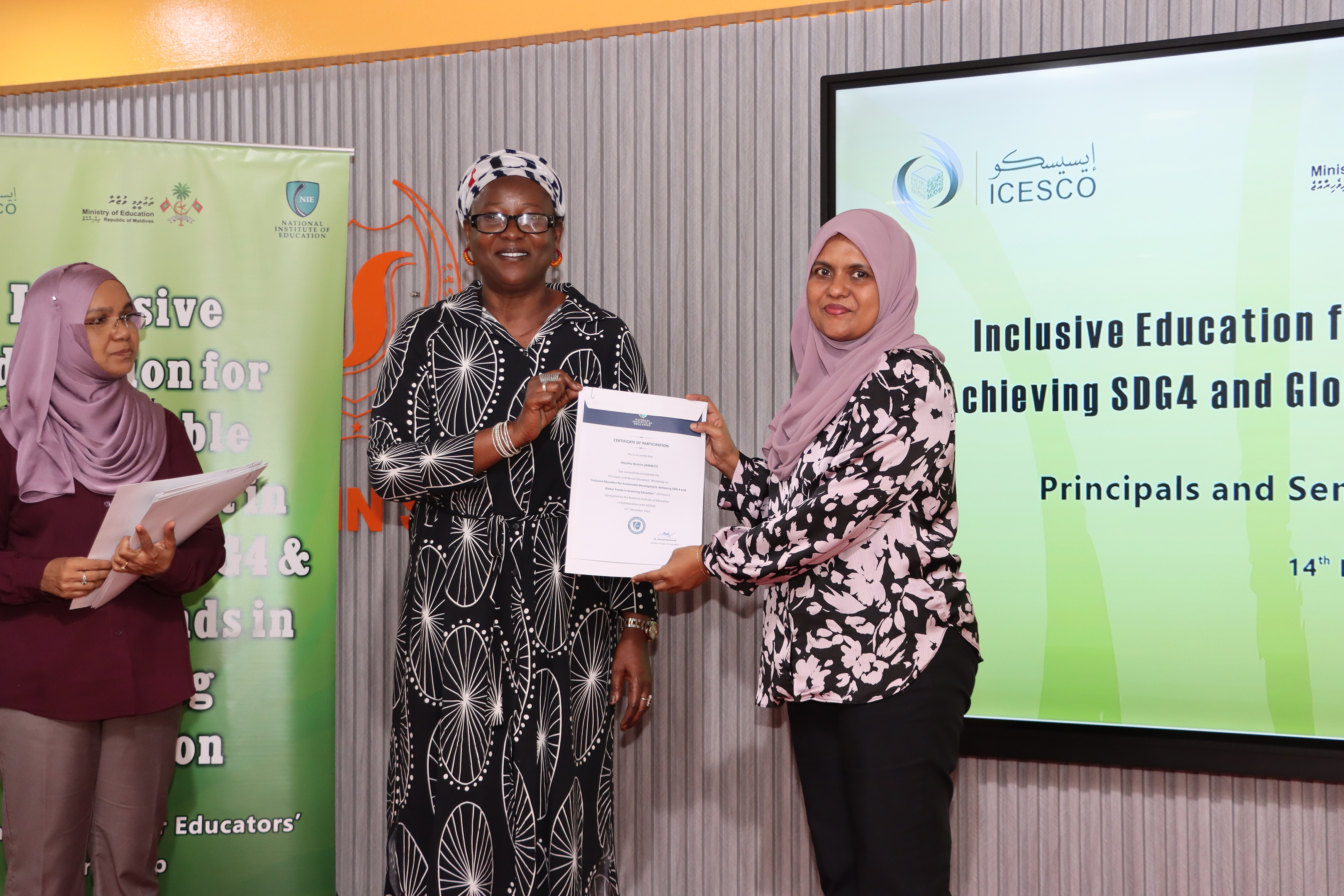 Workshop on Inclusive Education for Sustainable Development in Achieving SDG4 & Global Trends in Greening Education