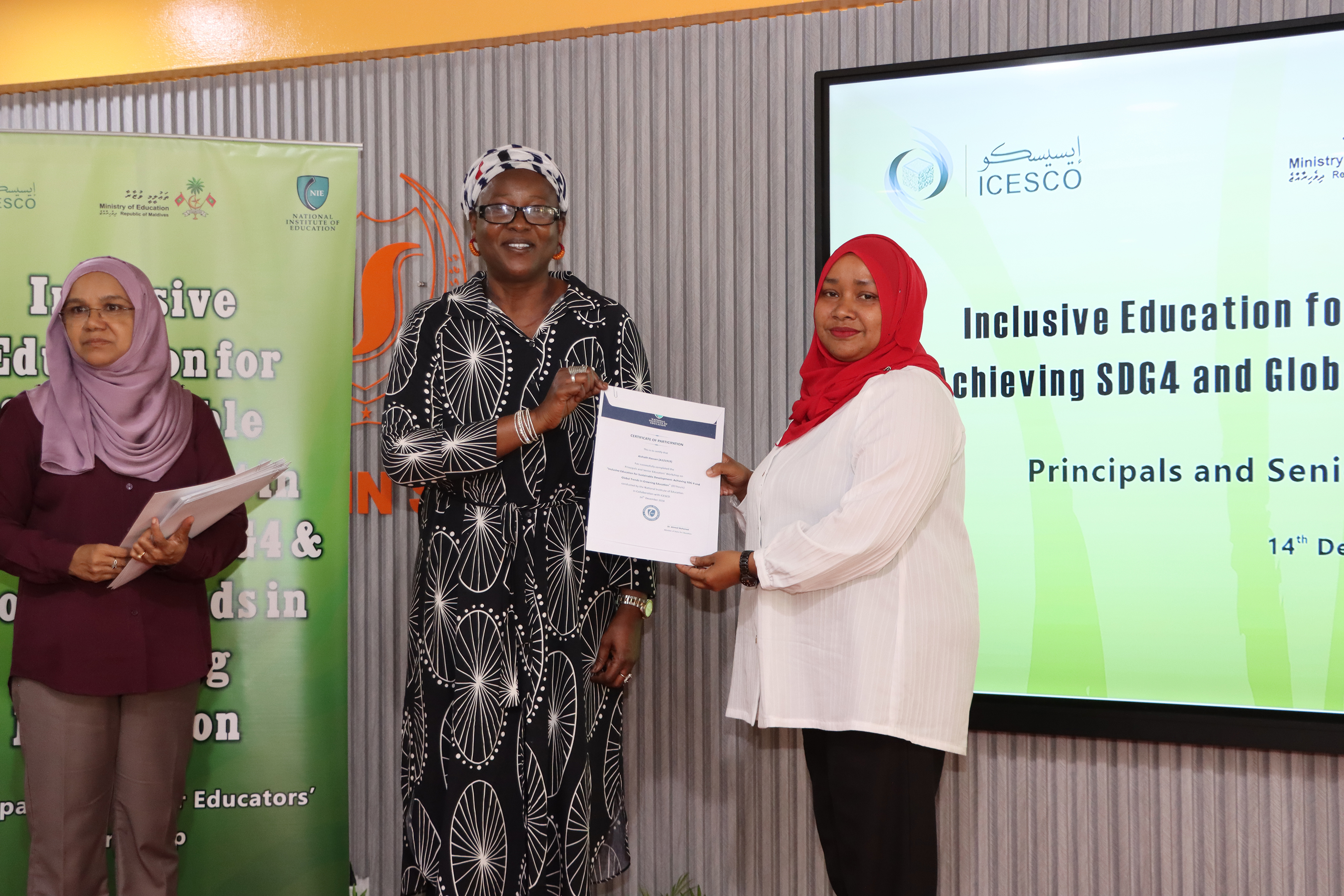 Workshop on Inclusive Education for Sustainable Development in Achieving SDG4 & Global Trends in Greening Education