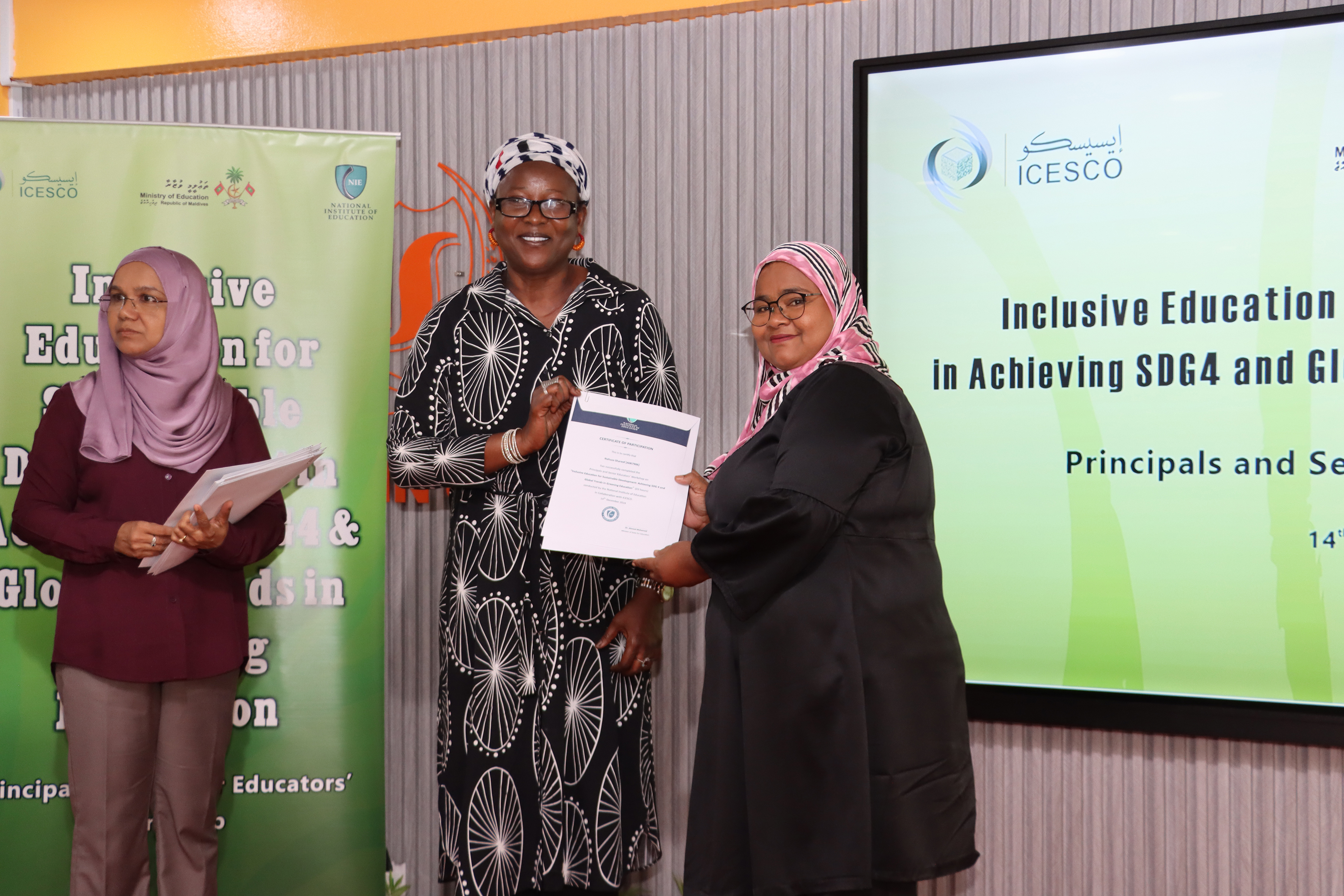 Workshop on Inclusive Education for Sustainable Development in Achieving SDG4 & Global Trends in Greening Education