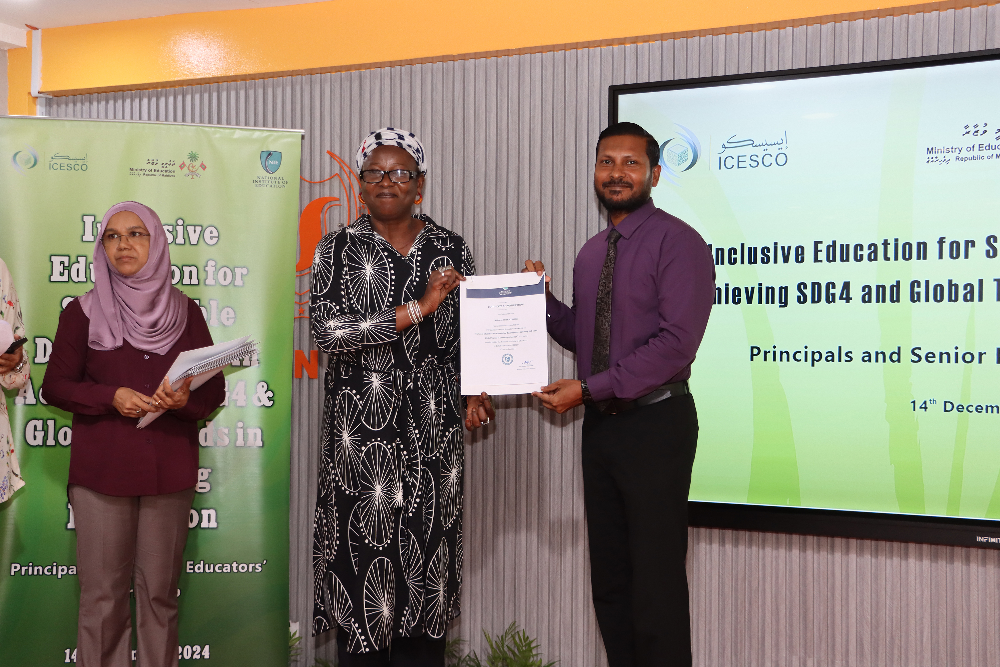 Workshop on Inclusive Education for Sustainable Development in Achieving SDG4 & Global Trends in Greening Education