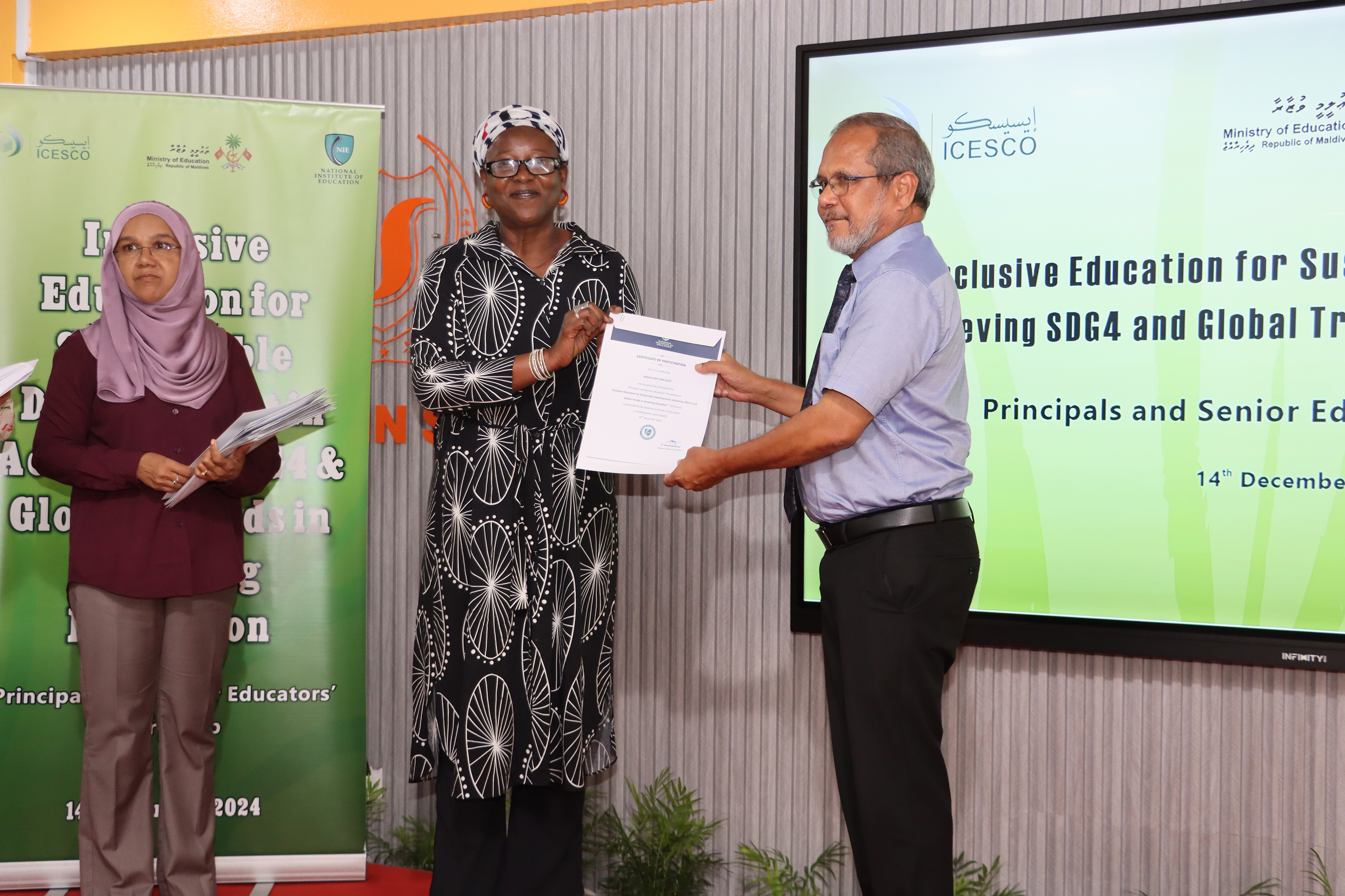 Workshop on Inclusive Education for Sustainable Development in Achieving SDG4 & Global Trends in Greening Education