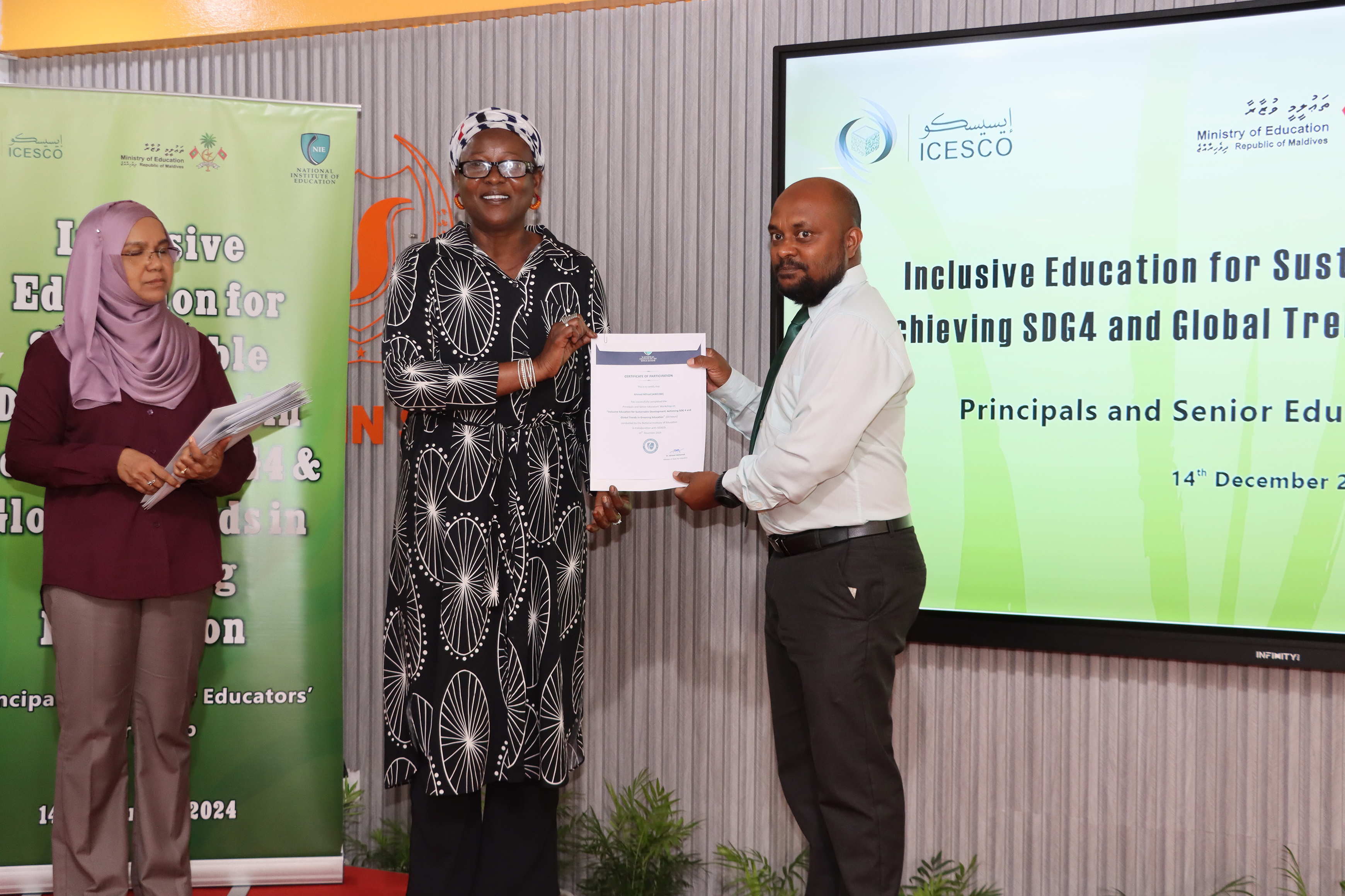 Workshop on Inclusive Education for Sustainable Development in Achieving SDG4 & Global Trends in Greening Education