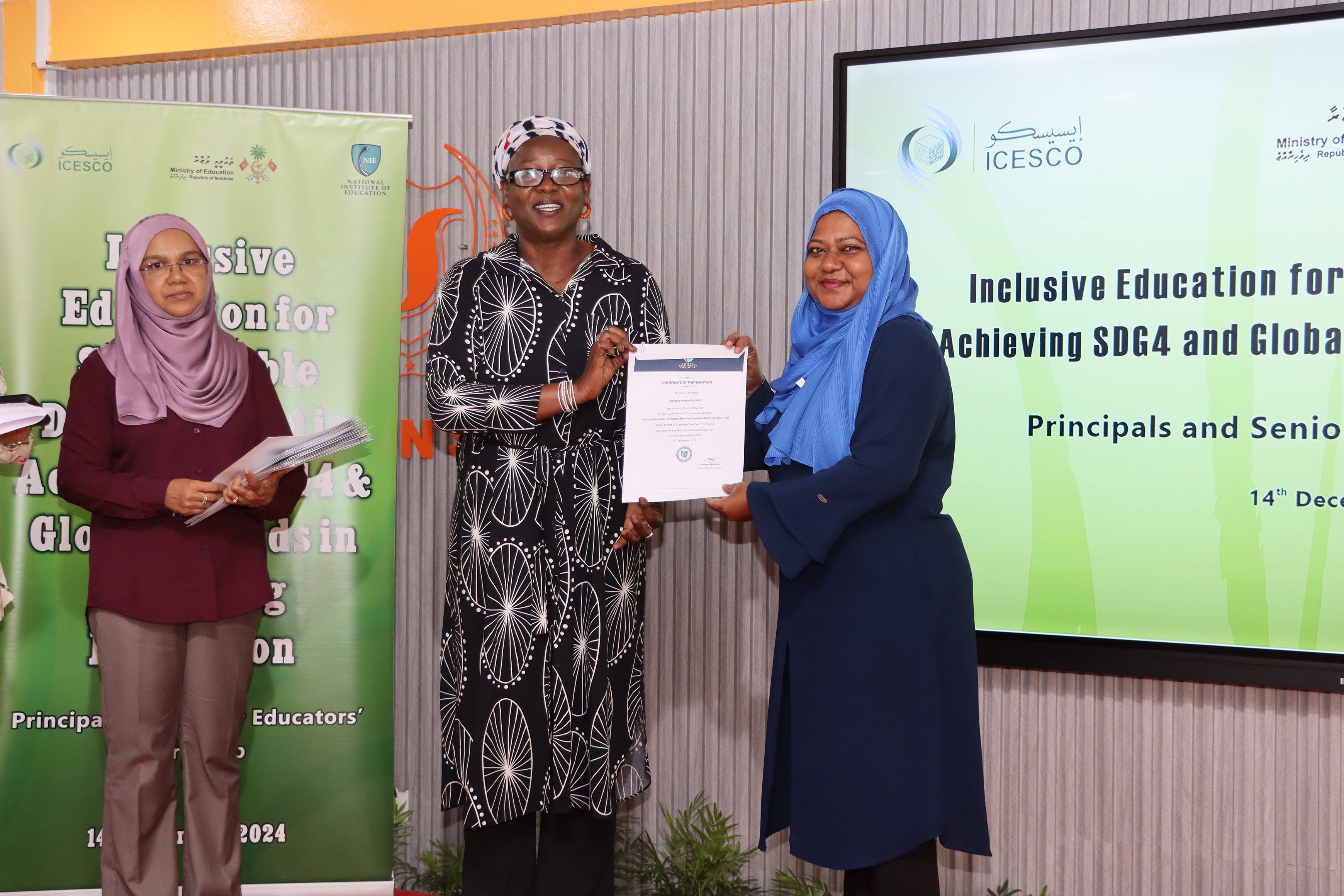 Workshop on Inclusive Education for Sustainable Development in Achieving SDG4 & Global Trends in Greening Education