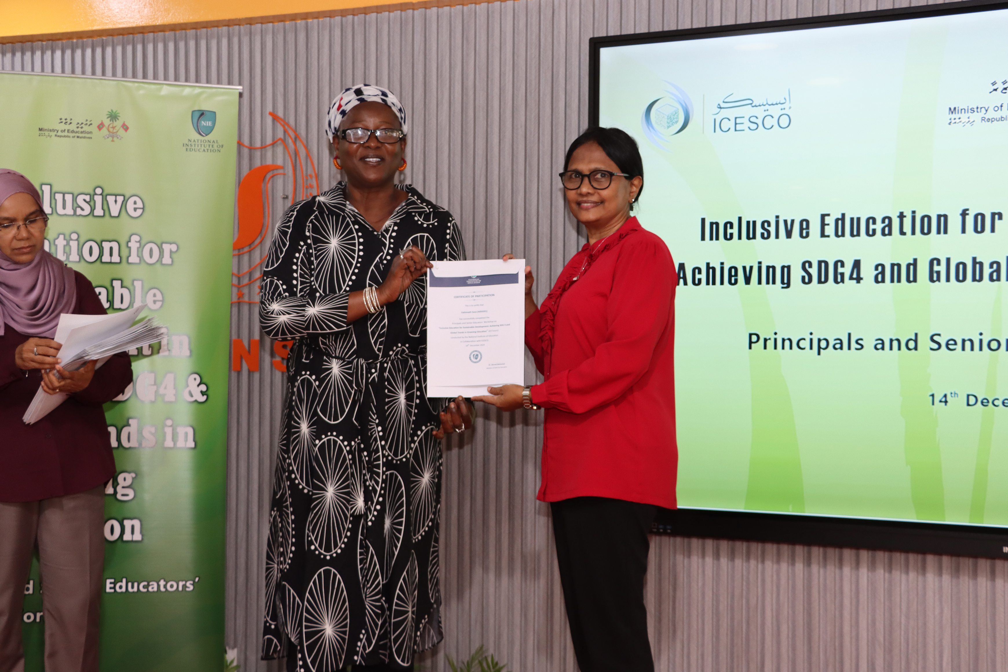 Workshop on Inclusive Education for Sustainable Development in Achieving SDG4 & Global Trends in Greening Education