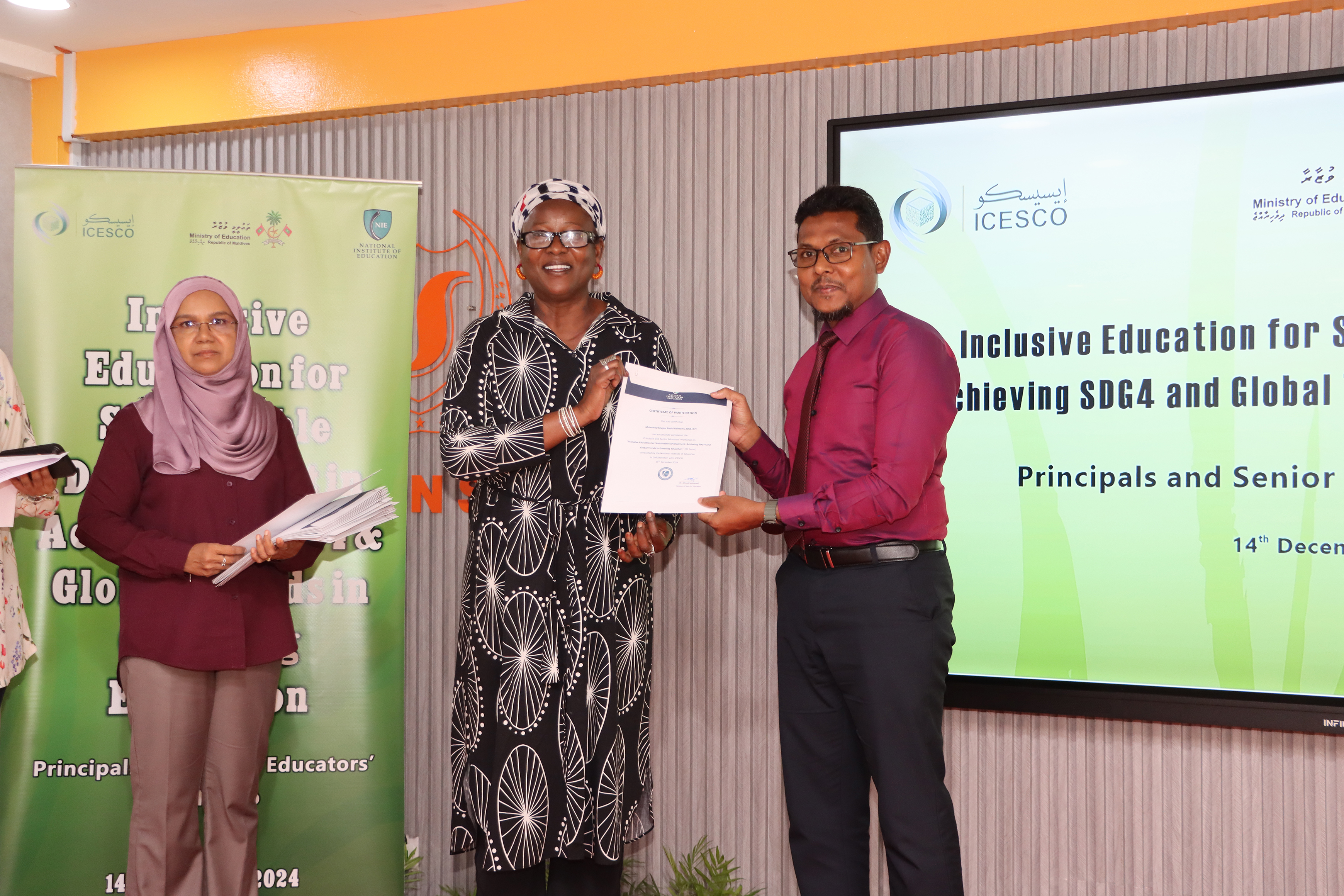 Workshop on Inclusive Education for Sustainable Development in Achieving SDG4 & Global Trends in Greening Education