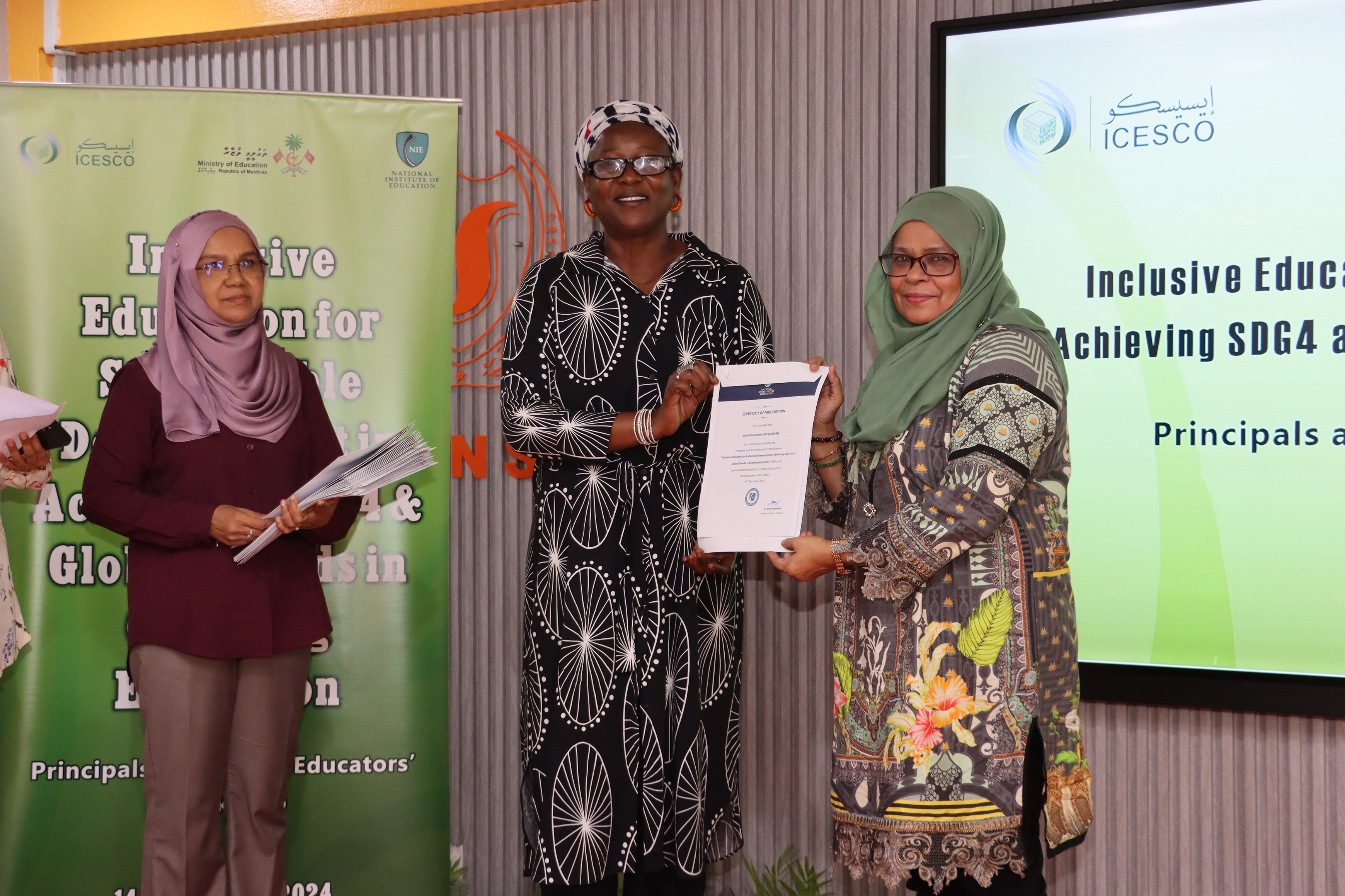 Workshop on Inclusive Education for Sustainable Development in Achieving SDG4 & Global Trends in Greening Education