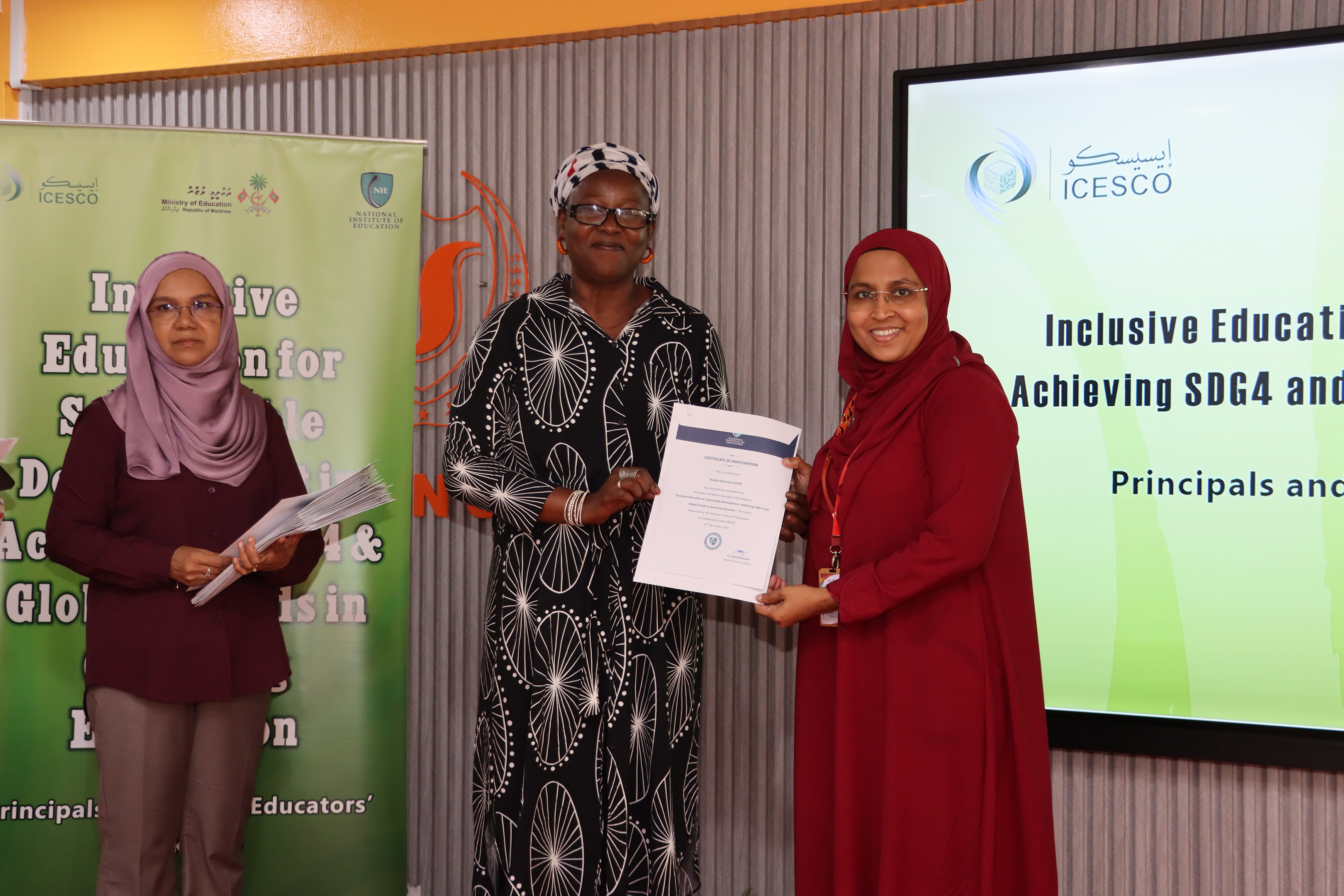 Workshop on Inclusive Education for Sustainable Development in Achieving SDG4 & Global Trends in Greening Education