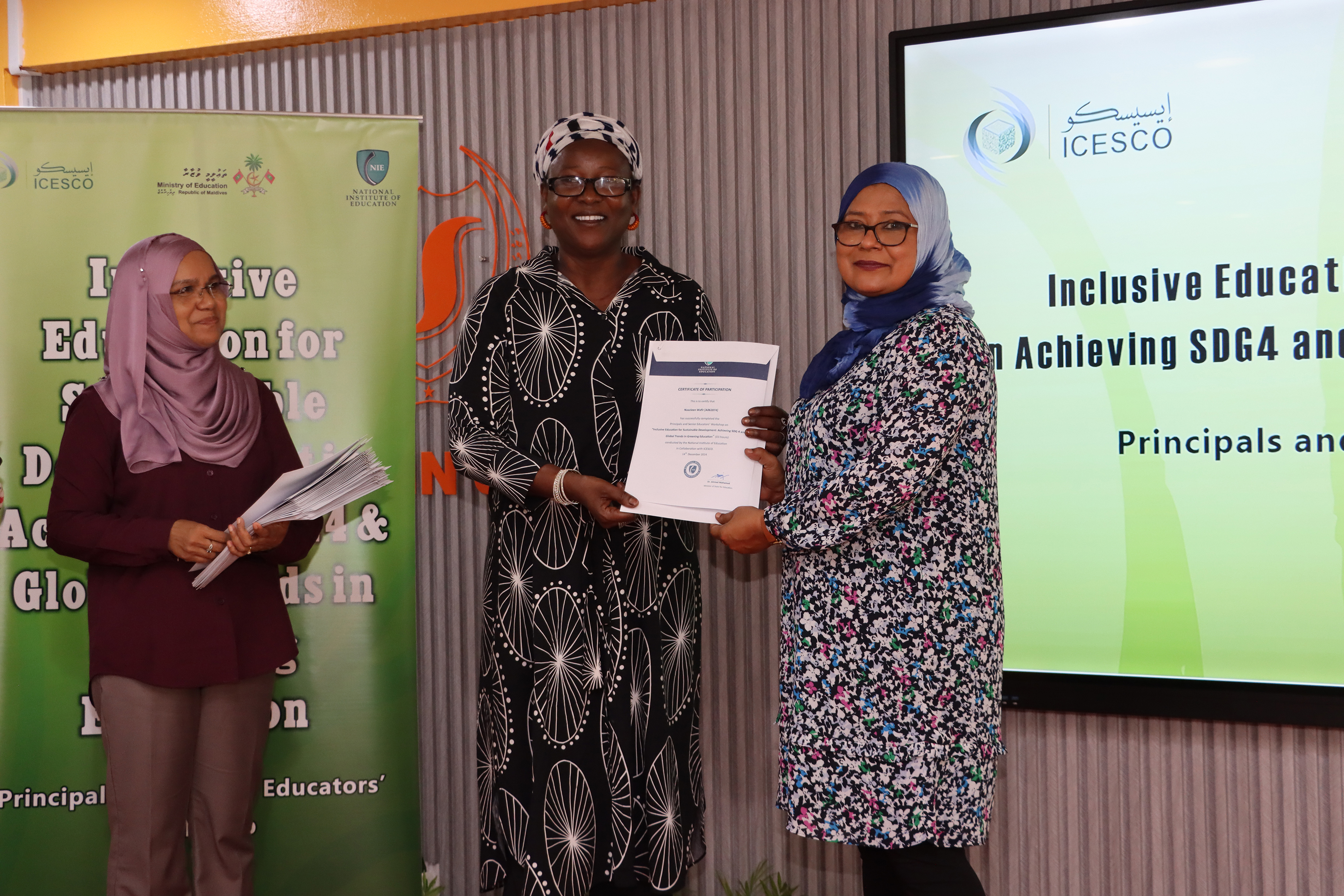 Workshop on Inclusive Education for Sustainable Development in Achieving SDG4 & Global Trends in Greening Education