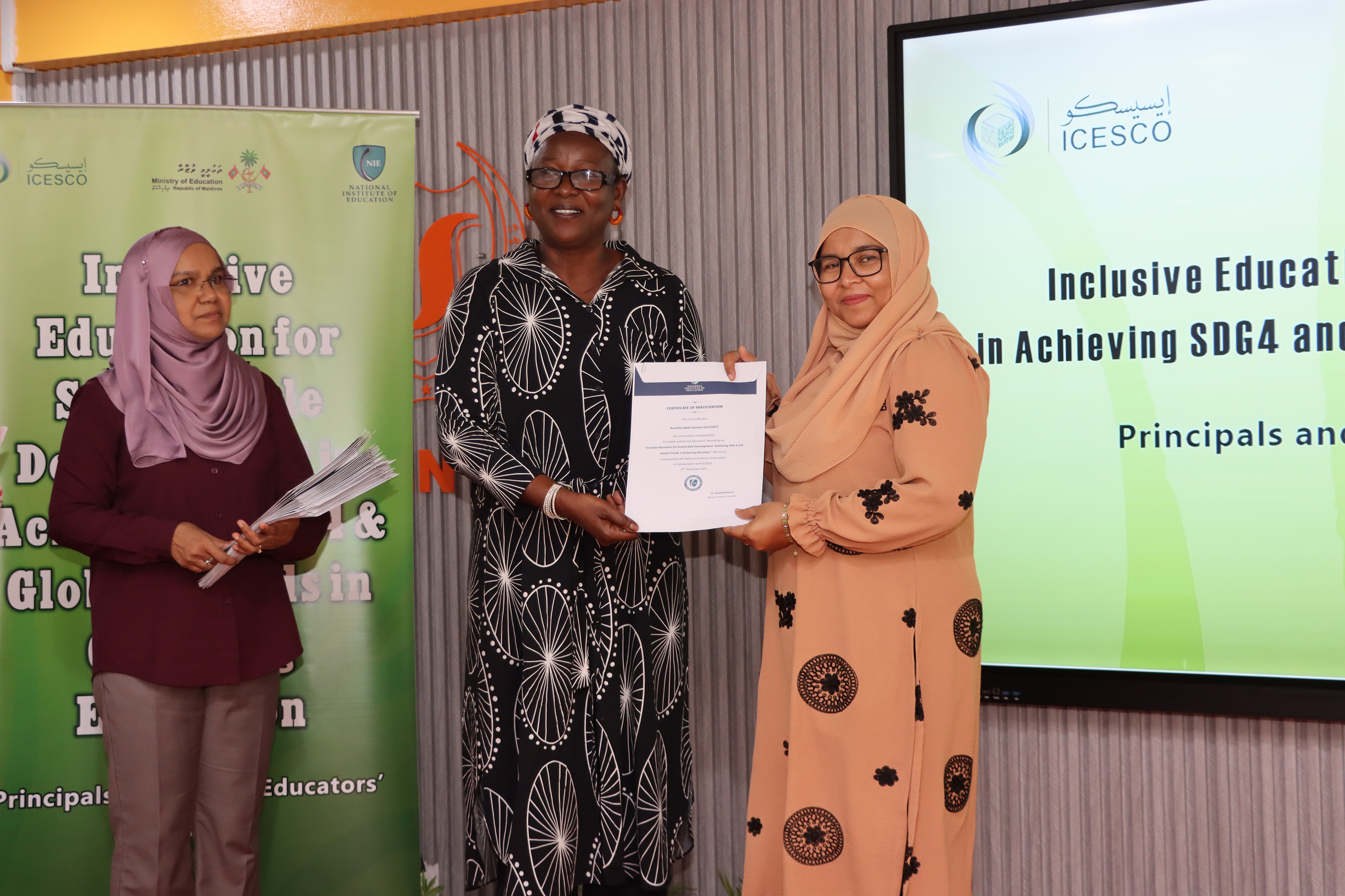 Workshop on Inclusive Education for Sustainable Development in Achieving SDG4 & Global Trends in Greening Education