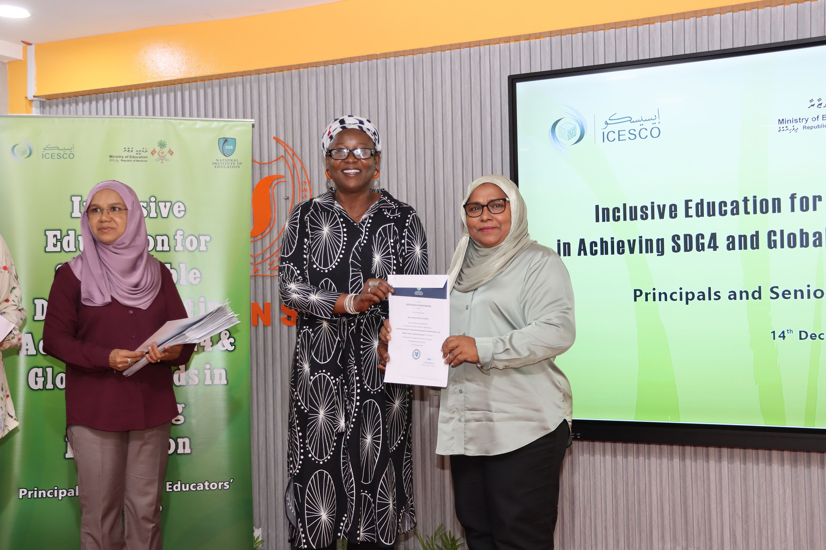 Workshop on Inclusive Education for Sustainable Development in Achieving SDG4 & Global Trends in Greening Education